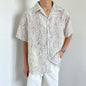 Men's Loose Fit Summer Casual Western Shirt Trendy Style
